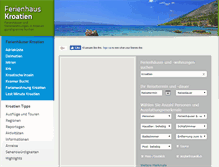 Tablet Screenshot of ferienhaus-kroatien.de